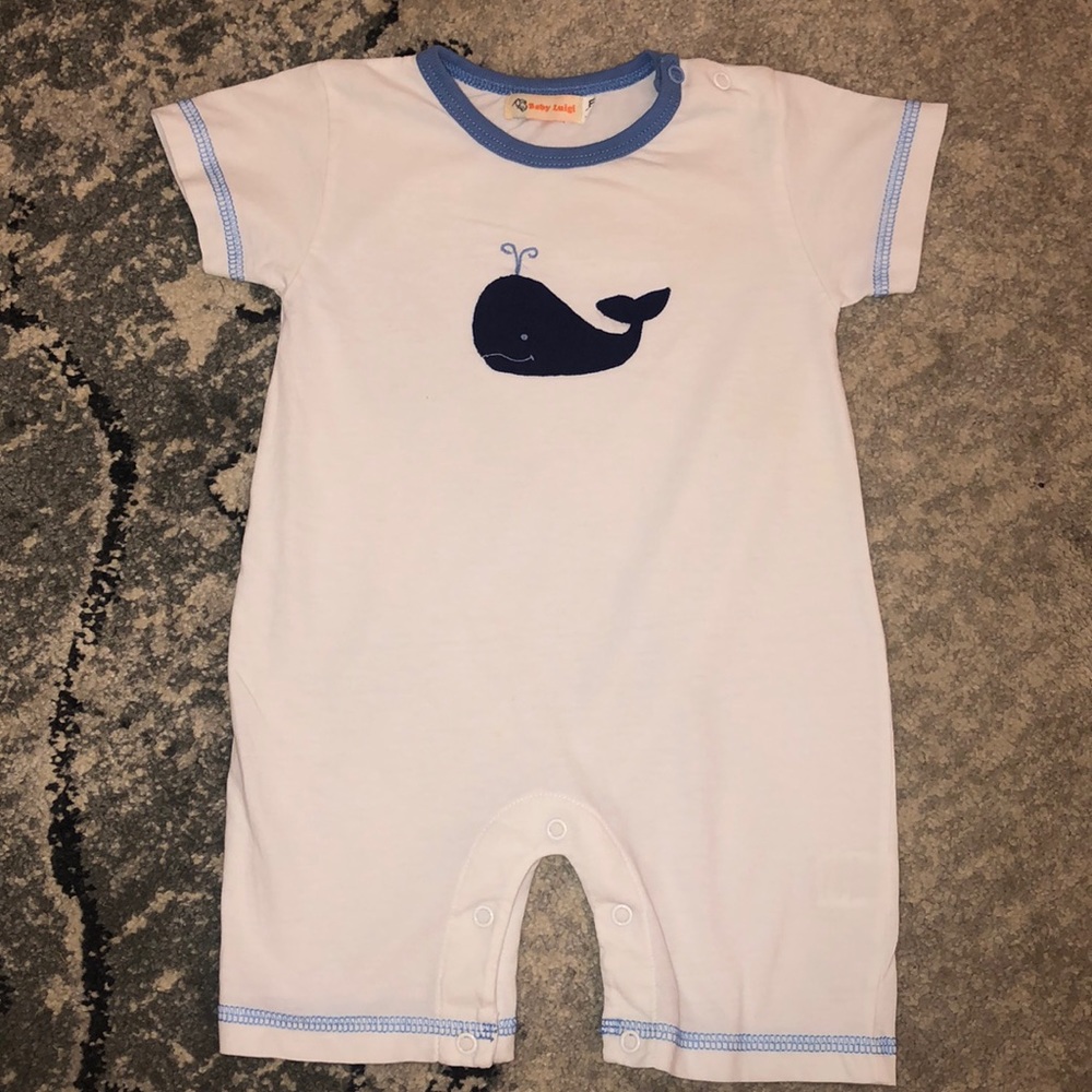 Baby Luigi Whale 🐳 Romper